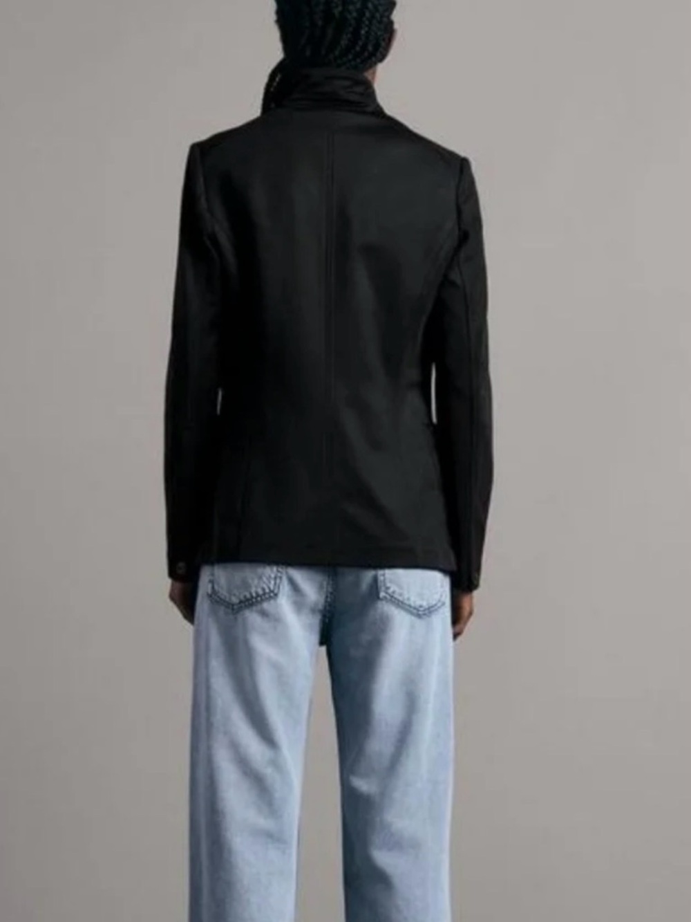 Rag & Bone Women’s Black Sid Pique Jacket Blazer Size 4 - Picture 7 of 9